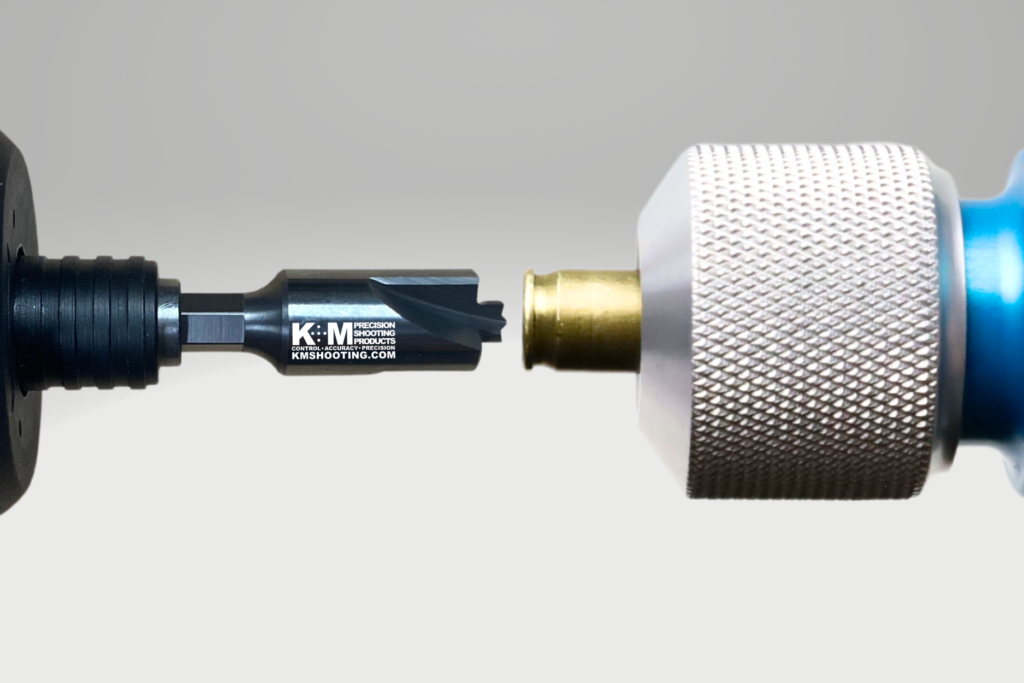 K+M 3-in-1 Premium Carbide Primer Pocket Tool usage