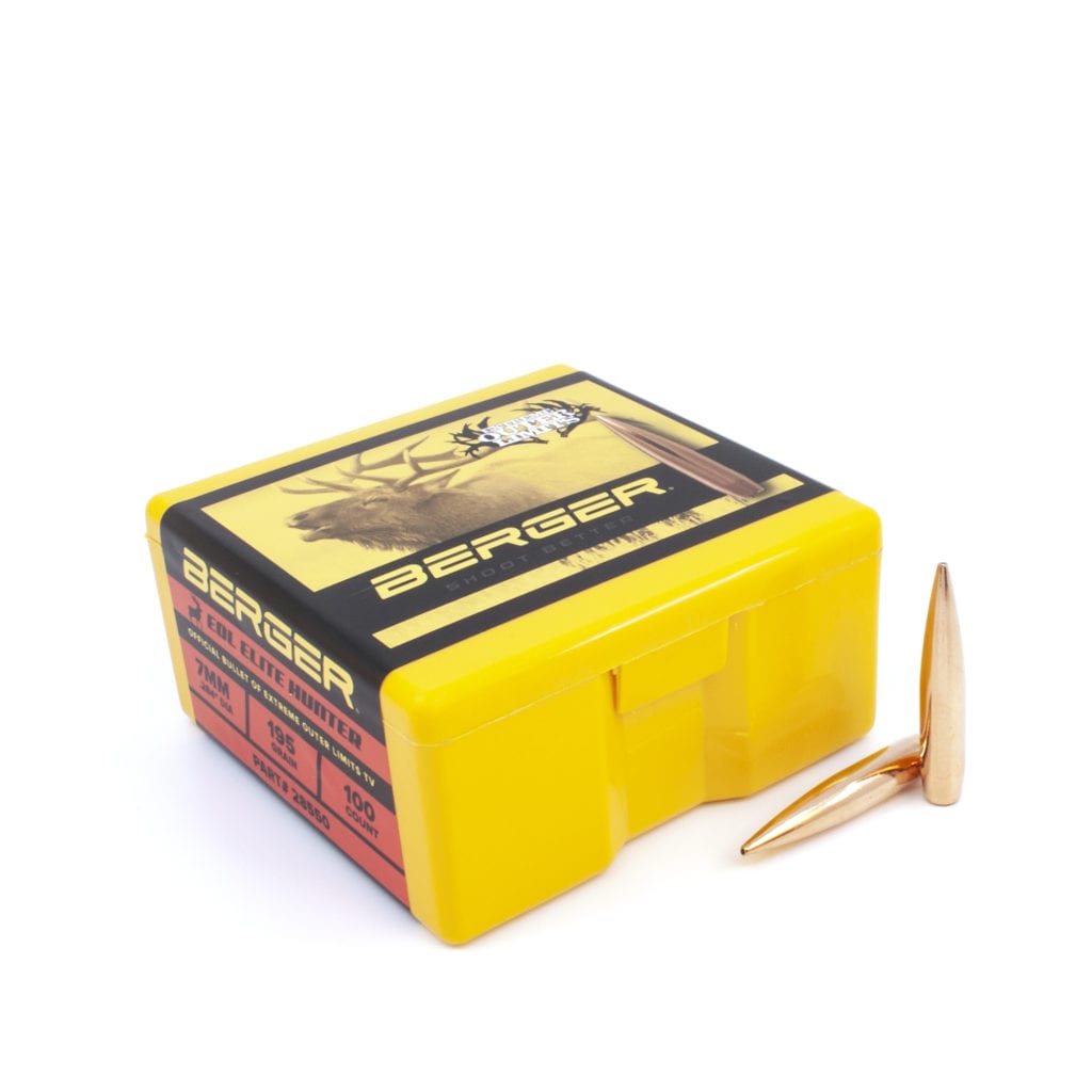 Berger 7mm 195gr Elite Hunter Bullets (100)