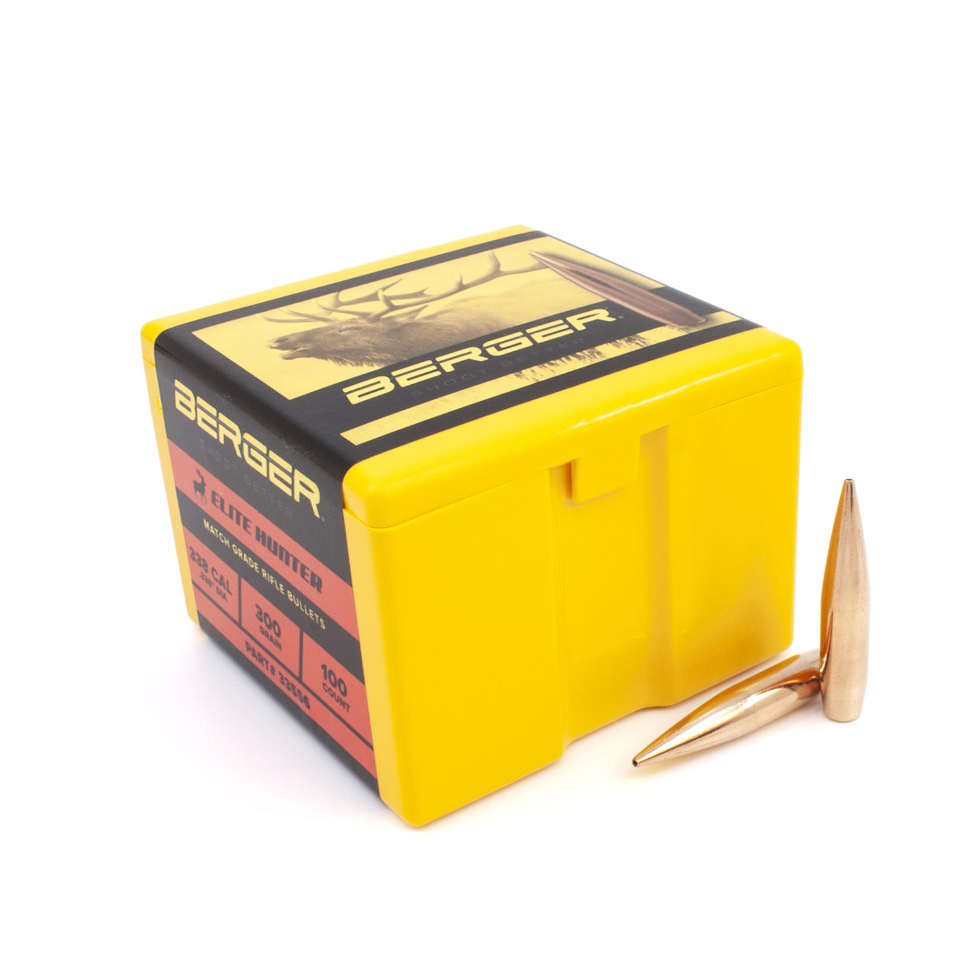 Berger 338 Cal 300gr Elite Hunter Bullets (100)