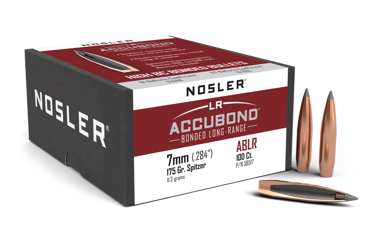 Nosler 7mm 175gr Accubond Long Range (ABLR) Bullets (100)